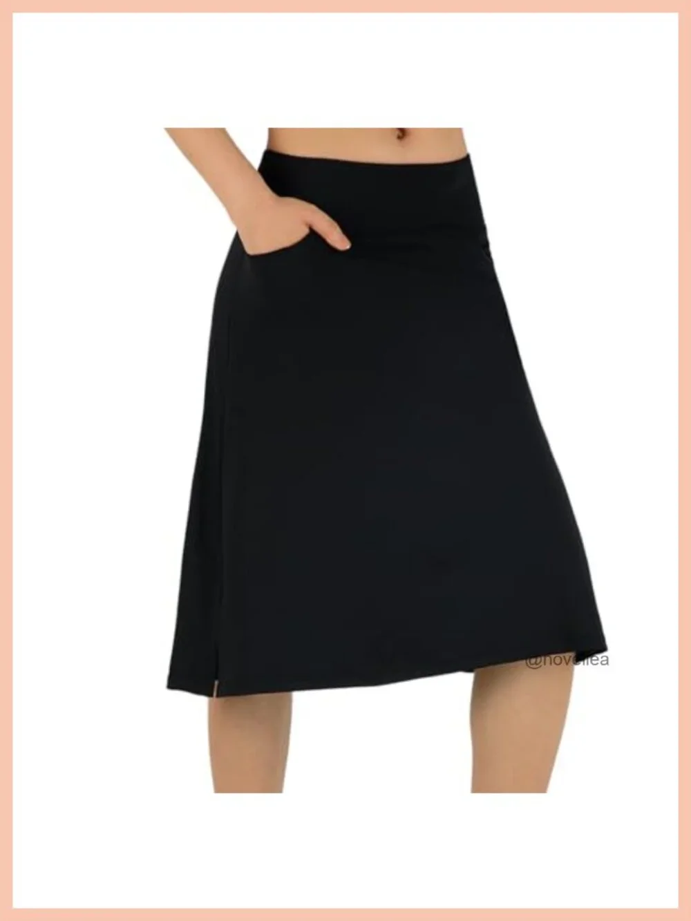 Women's Knee Length Skorts with Pockets Athletic Skirt Tennis Golf